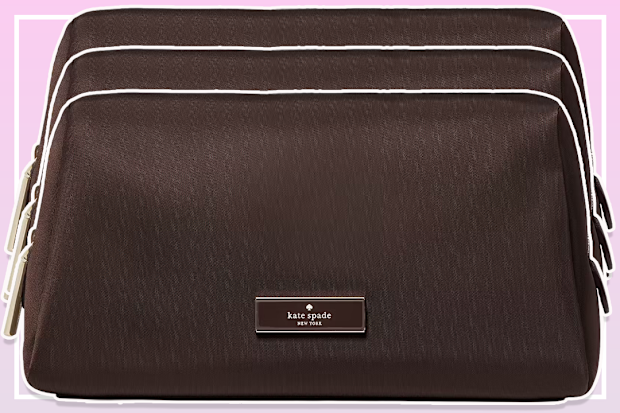 9PR Kate Spade Carter Nylon Cosmetic Pouch