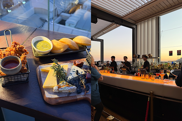 Dinner at Zephyr Skybar
