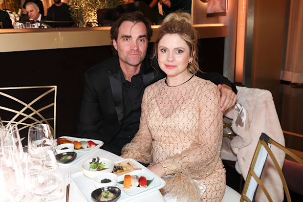 George Byrne and Rose McIver