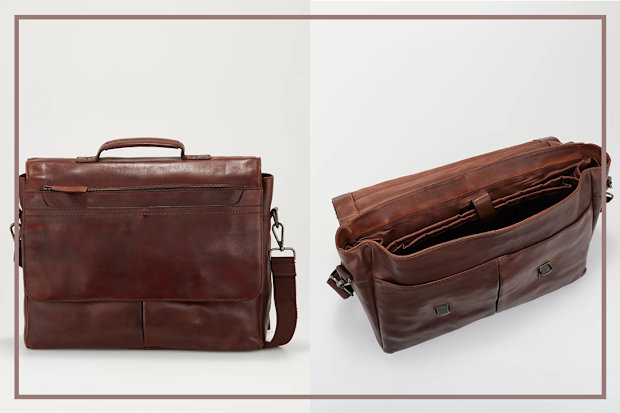 9PR: Colorado Angus Leather Brief Bag