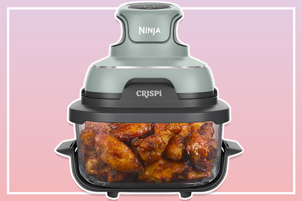 9PR Ninja Crispi 4-in-1 Portable Glass Air Fryer