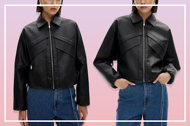 9PR: Witchery Pebbled Bomber Jacket