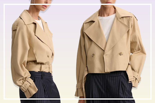 9PR: Short trench coat saba 