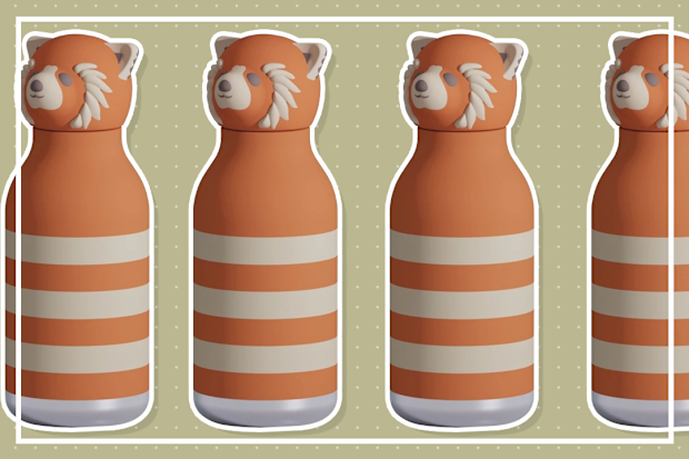 9PR: Asobu Bestie Bottle Red Panda Double Wall Insulated Bottle