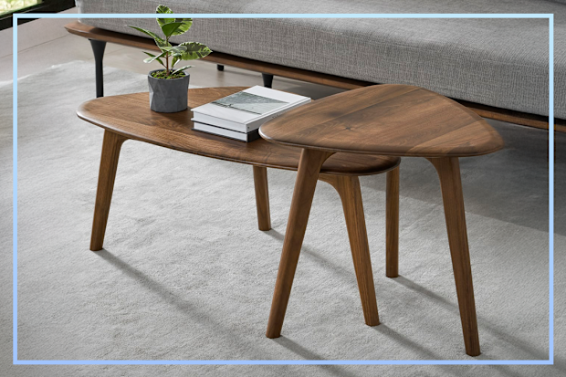 9PR: Castler Vincent Coffee Table Set in Walnut