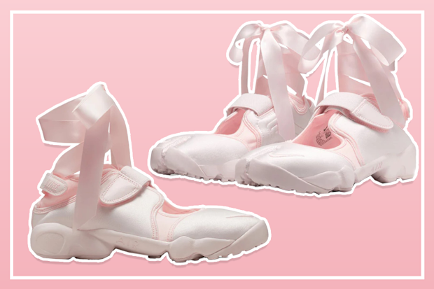 9PR: Ballet sneaker trend revival nike air rift pink ribbons 