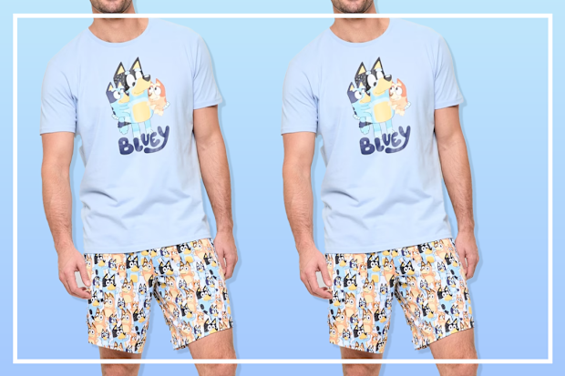 9PR: Men's Family Matching Bluey Pyjama Set