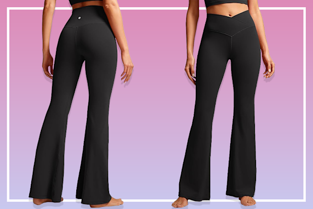9PR: CRZ YOGA Butterluxe Crossover Flare Leggings