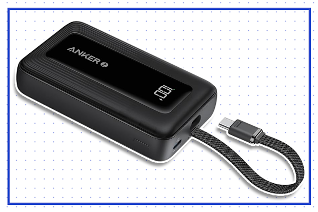 Click to see full view
Anker Portable Charger, 10,000mAh 30W Power Bank, USB-C in and Out Fast Charging Battery Pack, Travel Essential Phone Power Bank, for iPhone 16/15/14/13/12, iPad, MacBook, Galaxy, Google, and More