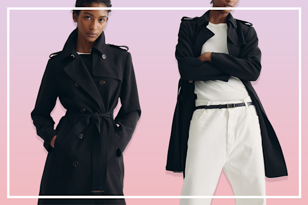 9PR: H&M Double Breasted Trench Coat