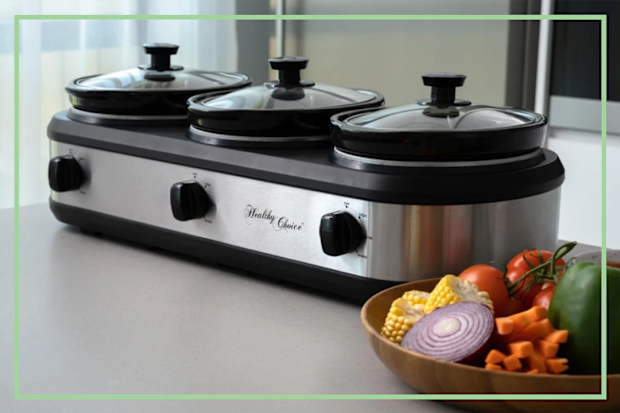 9PR: Healthy Choice 3-Pot Slow Cooker, 7.5L