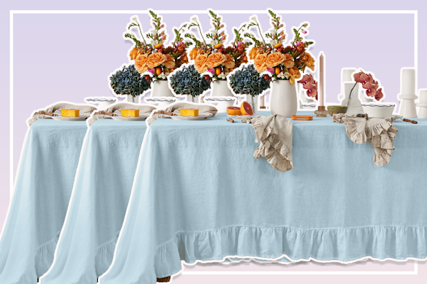 9PR I Love Linen tablecloth