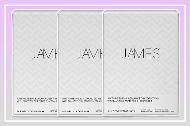 9PR James Cosmetics Anti-Ageing and Advanced Hydration Silk Face Mask
