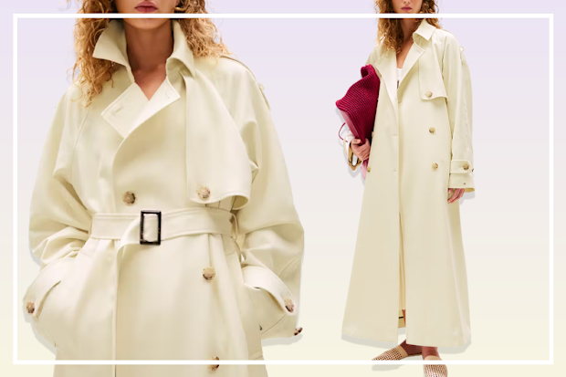9PR: Sofia Richie Grainge Tommy Hilfiger collab trench coat 