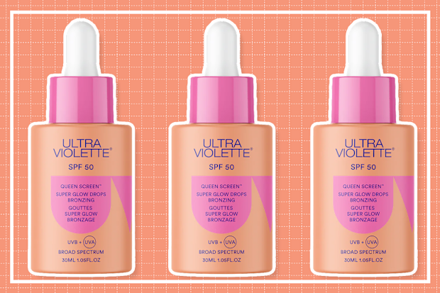 9PR: Ultra Violette Queen Screen Super Glow Drops Bronzing