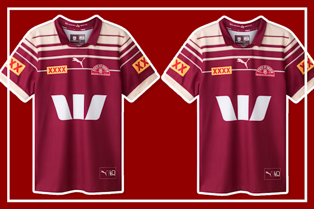 9pr: QLD Maroons 2025 Men's Captains Run Replica Jersey