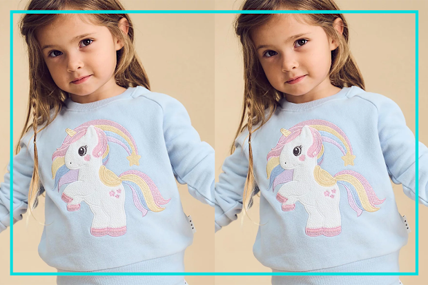 9PR: Huxbaby Rainbow Unicorn Sweatshirt
