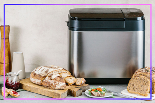 Panasonic Stainless Steel Breadmaker with Dual Dispenser