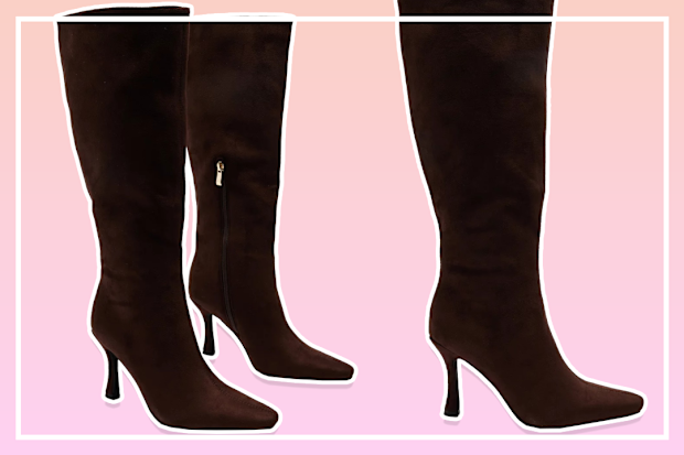 9PR: Billini Finch Boots in Chocolate Suede 