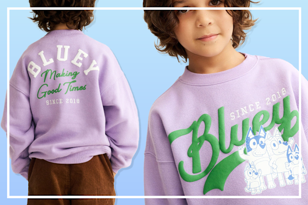 9PR: Cotton On Kids Bluey Fleece Crew