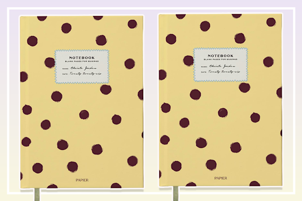 9PR Papier Dotted and Spotted Hardback Lined Notebook