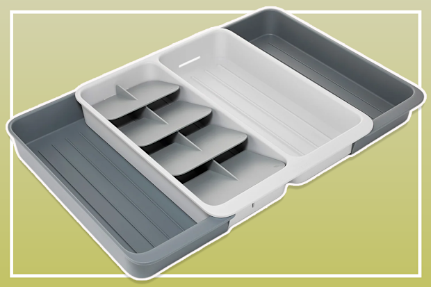 9PR Joseph Joseph DrawerStore Expanding Tiered Cutlery, Utensil & Gadget Organiser