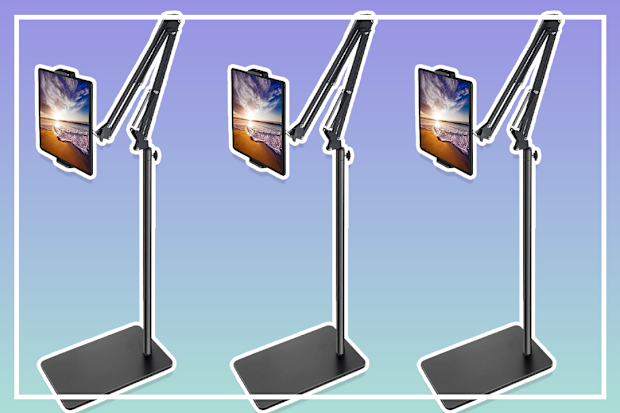 9PR: Tablet Floor Stand with Double Weight Base