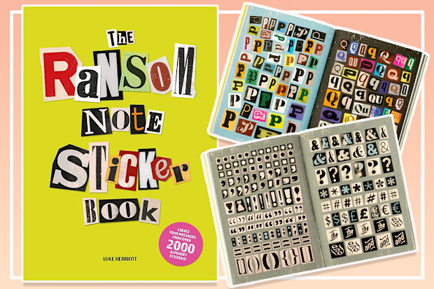 9PR Ransom note sticker book