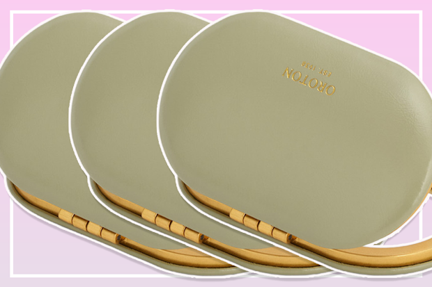 9PR Oroton Indi Crackle Padded Mirror