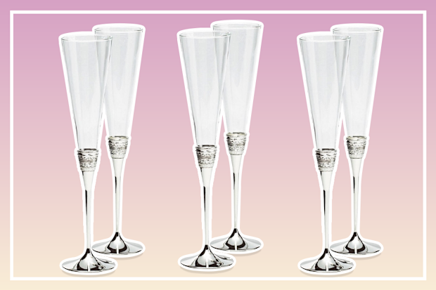 9PR: Best engagement for couples vera wang flutes 