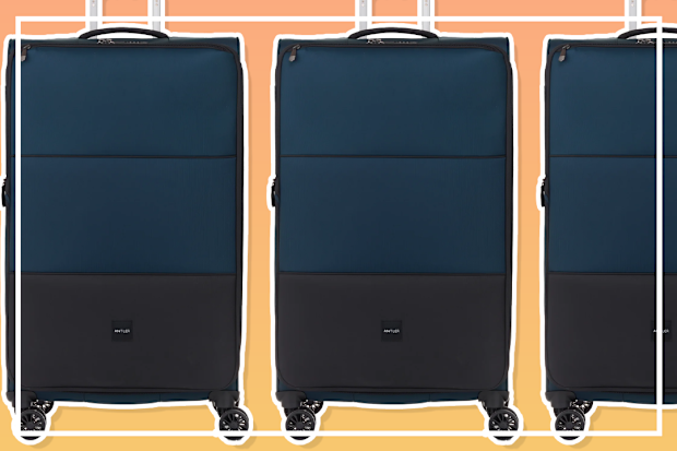 9PR: Antler Lightest Large Luggage in Indigo Blue