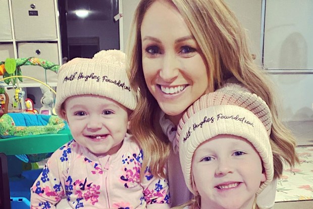 Davina Smith with her children.