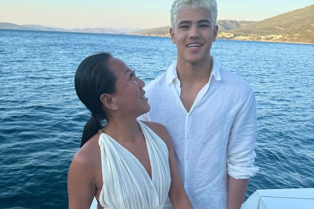 Lynn Ban and her son Sebastian
