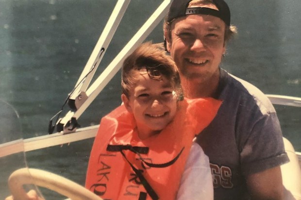 The late Jack White and his son Jackson White