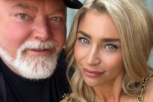 Kyle Sandilands and Tegan Kynaston in the US