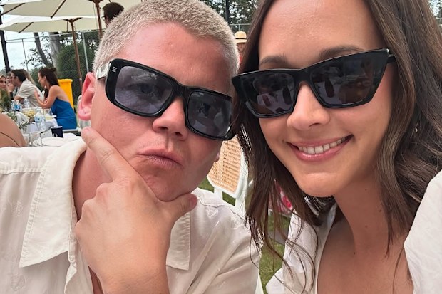 Conrad Sewell and fiancee Jasmine Hingston