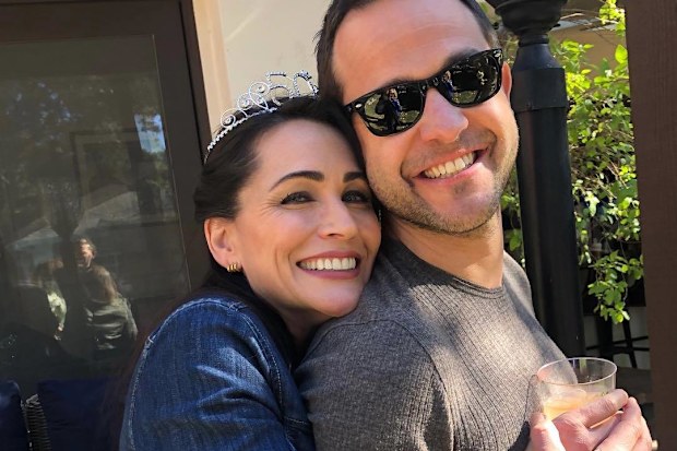 Rena Sofer and Sanford Bookstaver