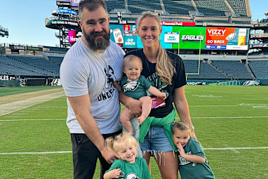 Jason and Kylie Kelce ($15,500)