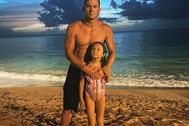 Channing Tatum and daughter Everly.