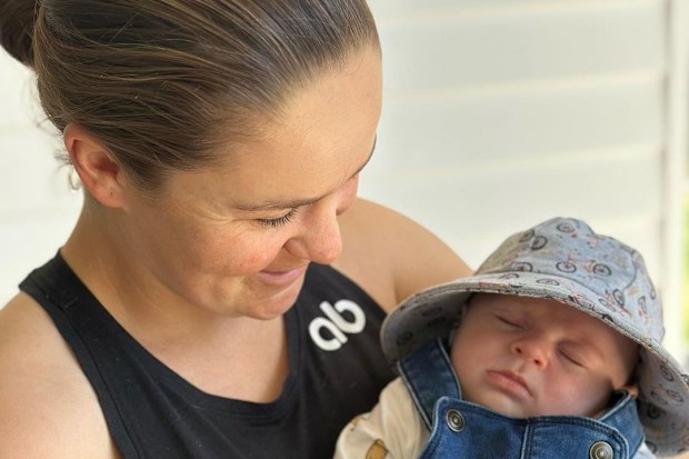 ash barty celebrates son's first birthday