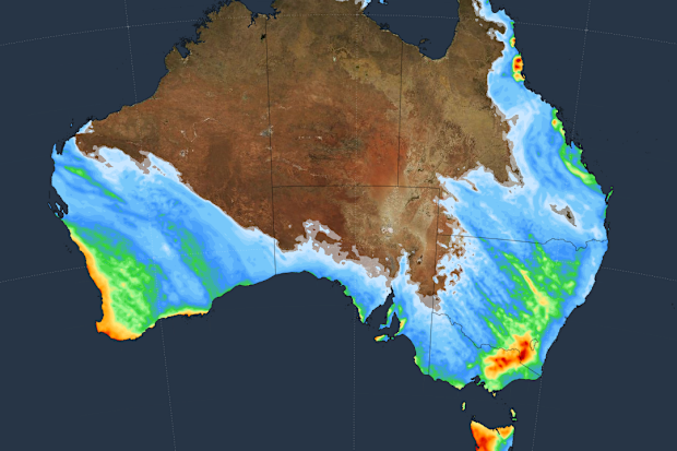 A complex low-pressure system will pass over Australia's south from today, and it's expected to stick around until mid-next week. 