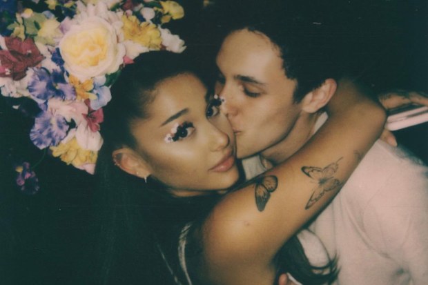 Ariana Grande and Dalton Gomez.