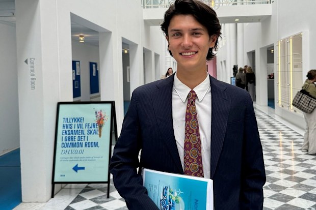 count nikolai of denmark attends graduation from business school