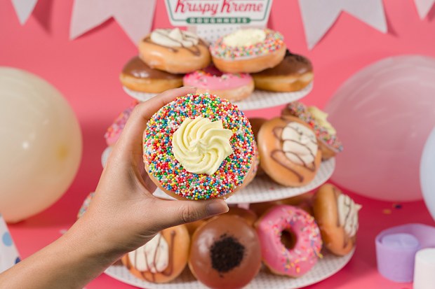 Fairy Bread Krispy Kreme