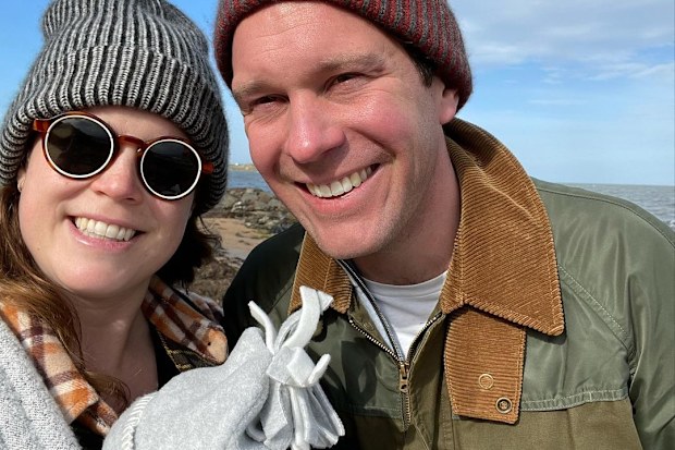 Princess Eugenie with husband Jack Brooksbank