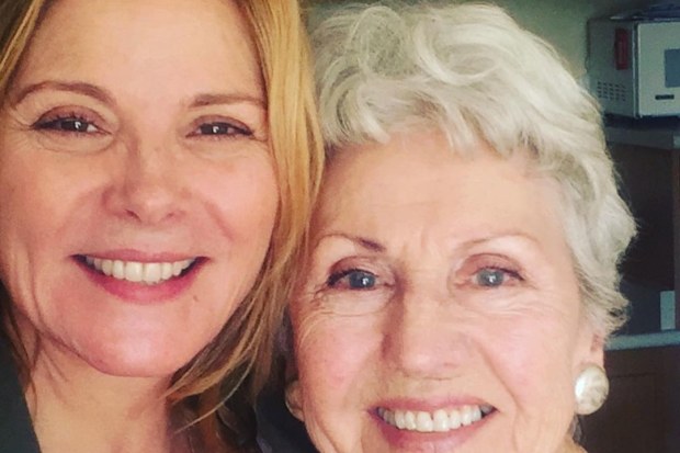 Kim Cattrall and her mother Shane Cattrall.