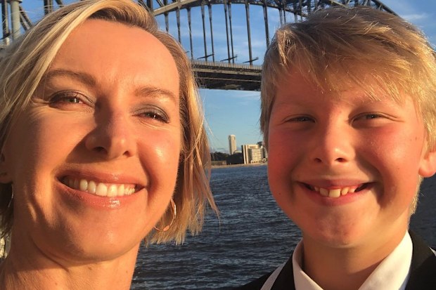 Deb Knight and her son