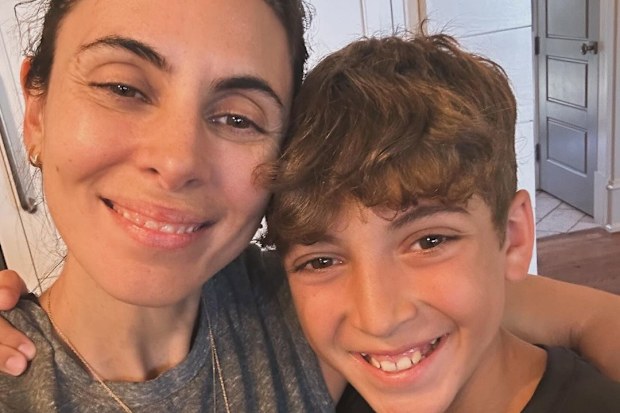 Jamie-Lynn Sigler and her son Beau