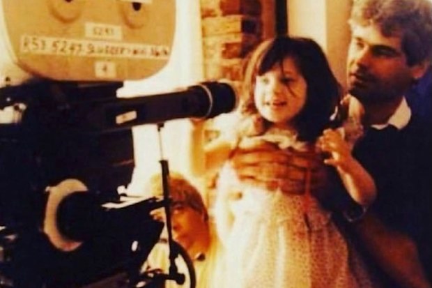Throwback photo of Zooey Deschanel as a child with her father Caleb Deschanel