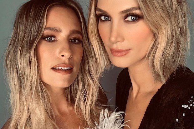 Renee Bargh and Delta Goodrem